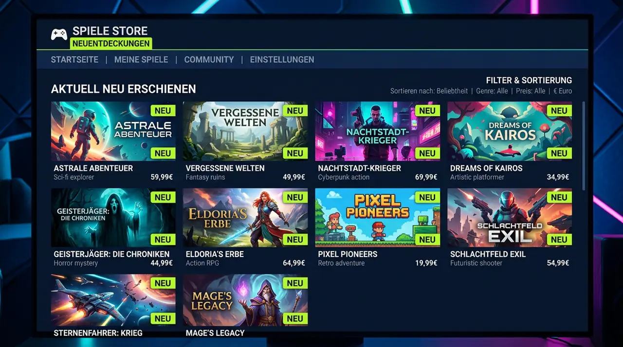 Neuerscheinungen · Cazeus